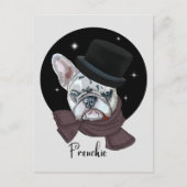 Bulldog knap. Frenchie Briefkaart (Voorkant)