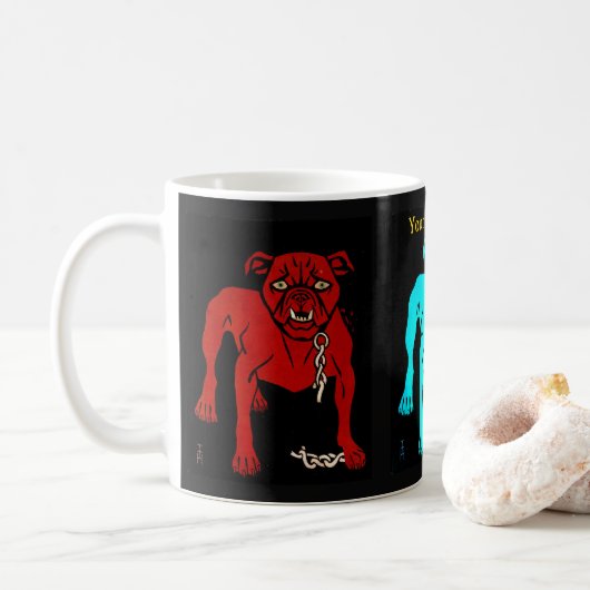 Bulldog Koffiemok (Met donut)