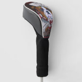 Bulldog-kok Golfheadcover (Schuin)