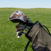 Bulldog-kok Golfheadcover (Insitu)