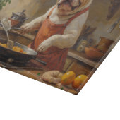Bulldog Kookt in Keuken Snijplank (Hoek)