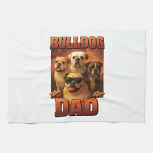 Bulldog-kopie Theedoek