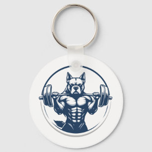 Bulldog Kracht Sleutelhanger