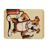 Bulldog kunstmagneet magneet (Horizontaal)