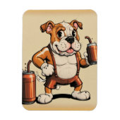 Bulldog kunstmagneet magneet (Verticaal)