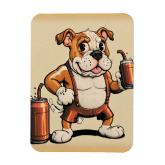 Bulldog kunstmagneet magneet