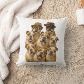 Bulldog Kussen (Deken)