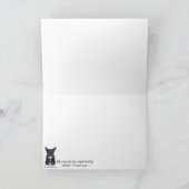 Bulldog l feestdagen kaart (Binnen)