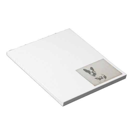 Bulldog-laptop Notitieblok (Schuin)