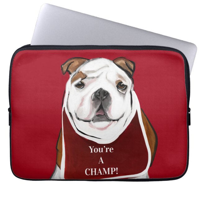 BULLDOG LAPTOP SLEEVE (Voorkant)