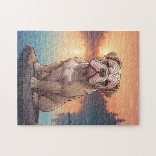 Bulldog Legpuzzel (Horizontaal)