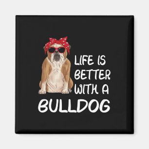 Bulldog leven is beter met een bulldog magneet