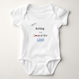 Bulldog Lick Design Romper