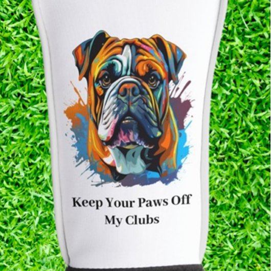 Bulldog-Liefhebber Putter Golfheadcover