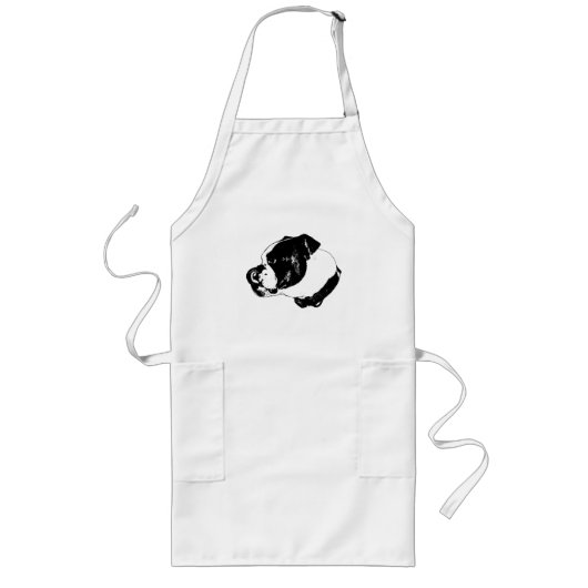 Bulldog Line Kitchen Apron Lang Schort (Voorkant)