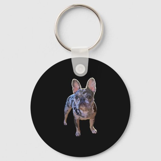 Bulldog Love Sleutelhanger (Voorkant)