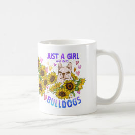 Bulldog Lover Sunflower Hondenliefhebber Trainer F Koffiemok