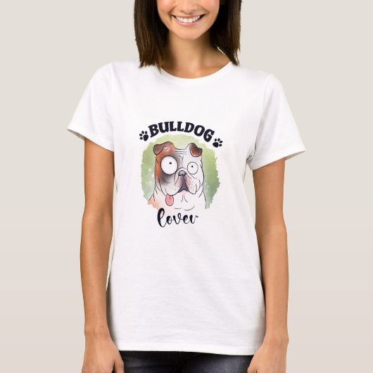 Bulldog Lover T-shirt (Voorkant)