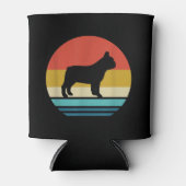 Bulldog Lovers |  Retro French Bulldog Dog Blikjeskoeler (Voorkant)