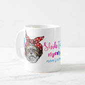 Bulldog Ma Cute Moederdag Hondenliefhebber Koffiemok (Voorkant links)