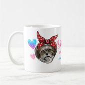 Bulldog Ma Cute Moederdag Hondenliefhebber Koffiemok (Links)