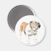 Bulldog magneet (Voorkant / Achterkant)
