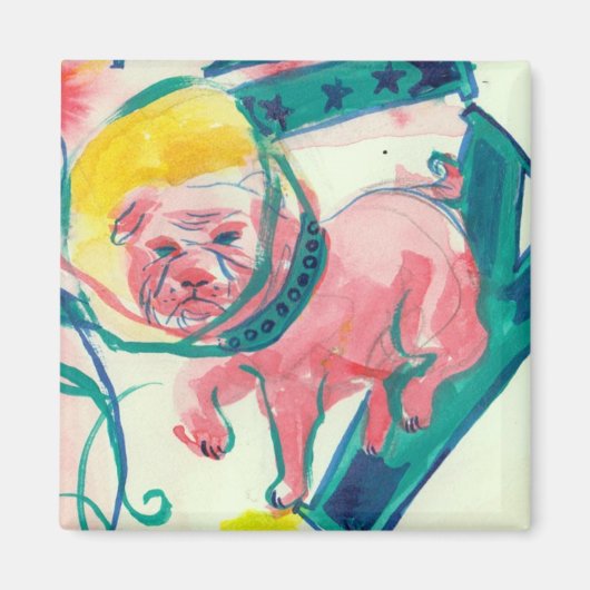 Bulldog - Magneet (Voorkant)