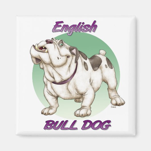 bulldog magneet (Voorkant)