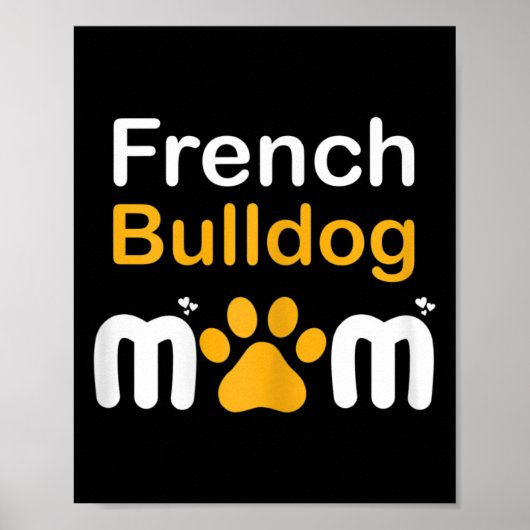 Bulldog mama poster (Voorkant)