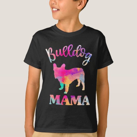 Bulldog Mama T-shirt (Voorkant)