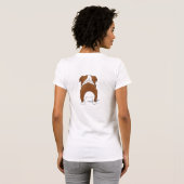 Bulldog mama t-shirt (Achterkant volledig)