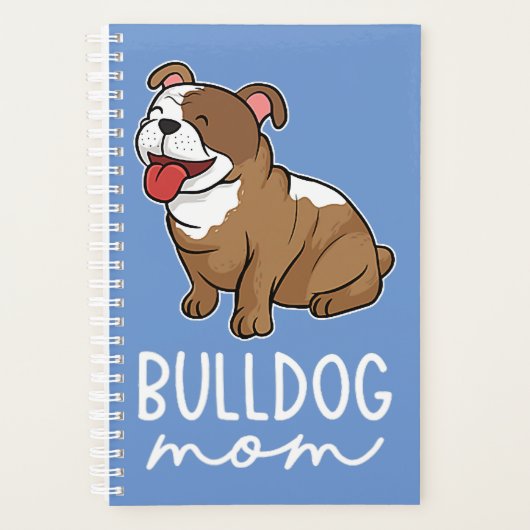 Bulldog mamma Women Bulldog Lover Planner (Voorkant)