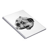 Bulldog Manga Notities Notitieboek (Rechterzijde)