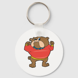 Bulldog Mascot Sleutelhanger