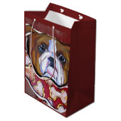 Bulldog Medium Cadeauzakje (Achterkant Gekanteld)