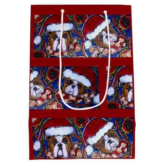Bulldog Medium Cadeauzakje (Achterkant)