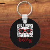 Bulldog Men Women Boys Girls Youth Kids Teen  Sleutelhanger (Voorkant)