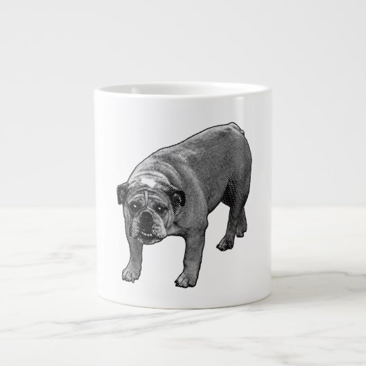 Bulldog Merry Dot Brew Grote Koffiekop (Voorkant)