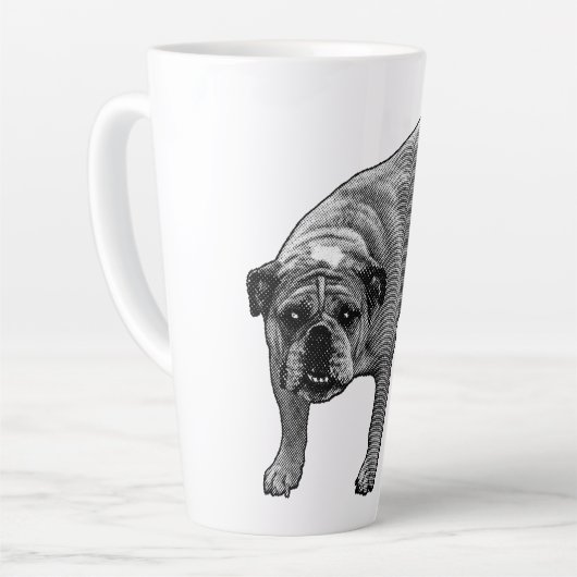 Bulldog Merry Dot Brew Latte Mok (Linkerhoek)
