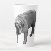 Bulldog Merry Dot Brew Latte Mok (Voorkant)