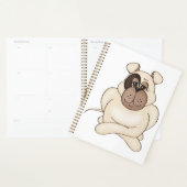 Bulldog met grote ogen planner (Display)