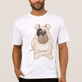 Bulldog met grote ogen t-shirt (Voorkant)