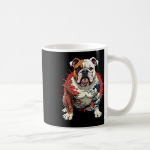 Bulldog met Japanse Tattoos Koffiemok