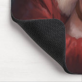Bulldog met Kerstman Festieve Kerst Muismat (Hoek)