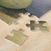 Bulldog met paaseieren Vakantie Legpuzzel (Zijkant)