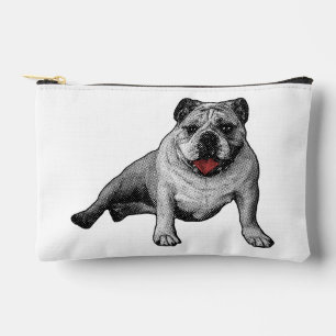 Bulldog met rode Manga Dot Details Etui