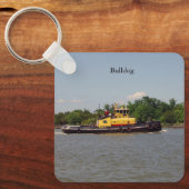 Bulldog metalen sleutelhanger (Voorkant)