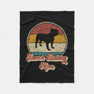 Bulldog Moeder Hondenliefhebber Gift Voor Vrouwen  Fleece Deken