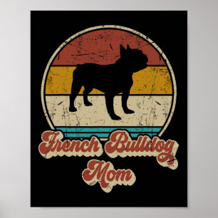 Bulldog Moeder Hondenliefhebber Gift Voor Vrouwen Poster