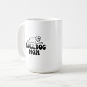 Bulldog Moeder Koffie Mok (Voorkant links)